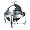 Stainless Steel Round Roll Chafing Dish